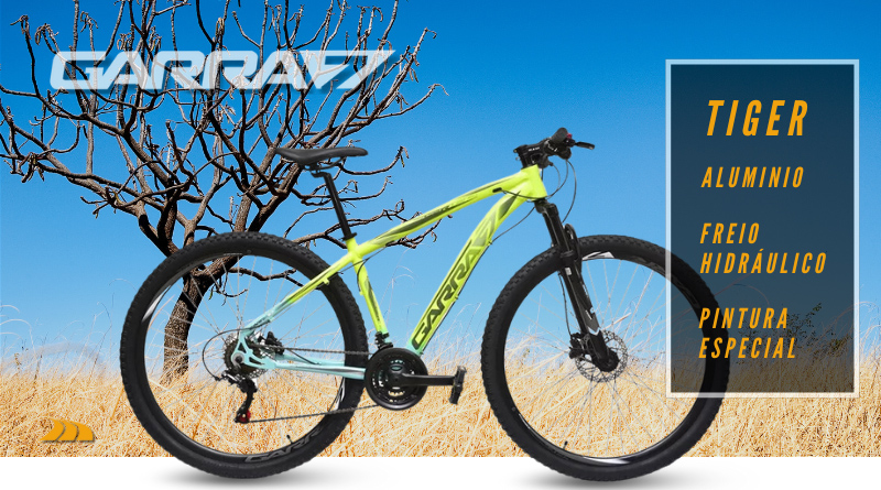 Bicicleta Garra7 Tiger melhor custo-benefício