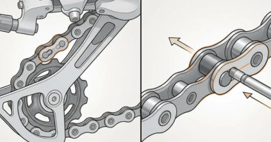 ilustração como trocar a corrente da bicicleta